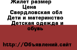 Жилет размер 116 › Цена ­ 200 - Свердловская обл. Дети и материнство » Детская одежда и обувь   